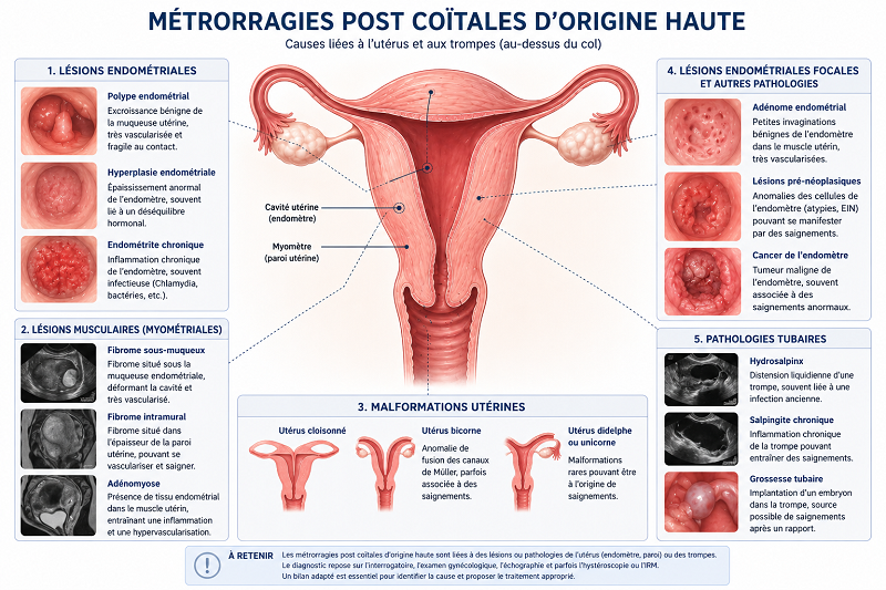 Métrorragies post coïtales d'origine haute Métrorragies post coïtales d'origine haute